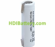 Batera recargable AA RC6 1.2v 1000mah Ni-Cd